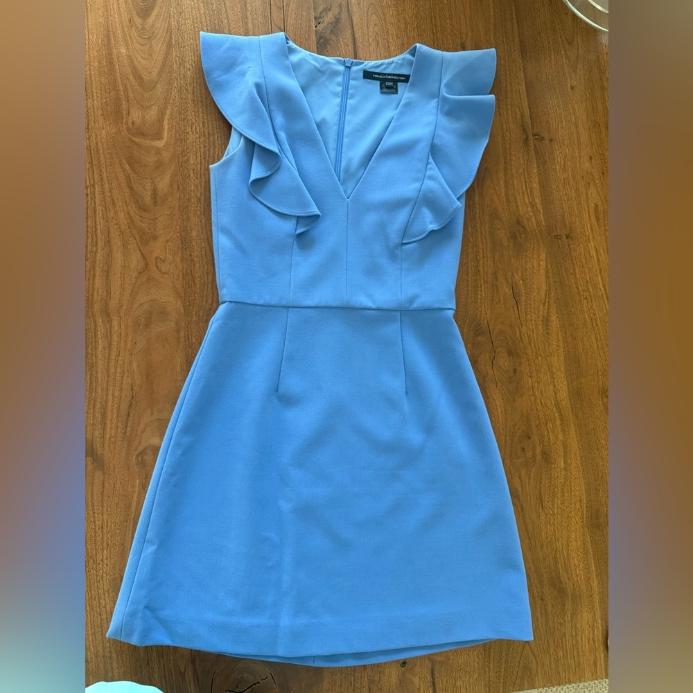 French Connection Blue A-Line Cocktail Dress Size XXS. $35